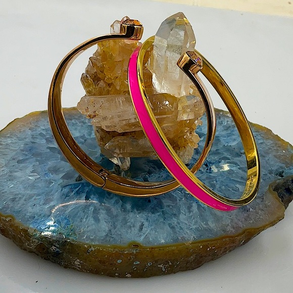 kate spade Jewelry - Kate Spade Gold Bracelet Hot Pink, “Hot To Trot”Bracelet & Rose Gold Bracelet